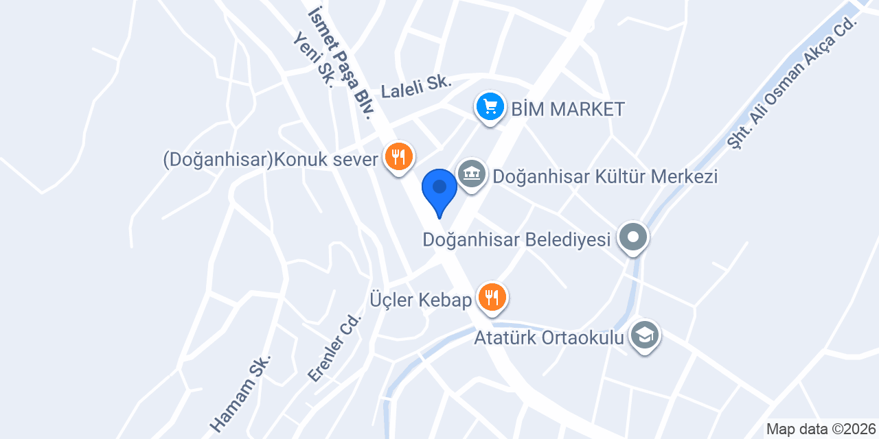 Damak Lokantası konumu