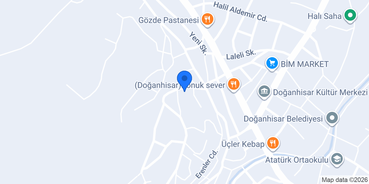 Doğanhisar 2 Nolu Harman Aile Sağlık Mer. konumu
