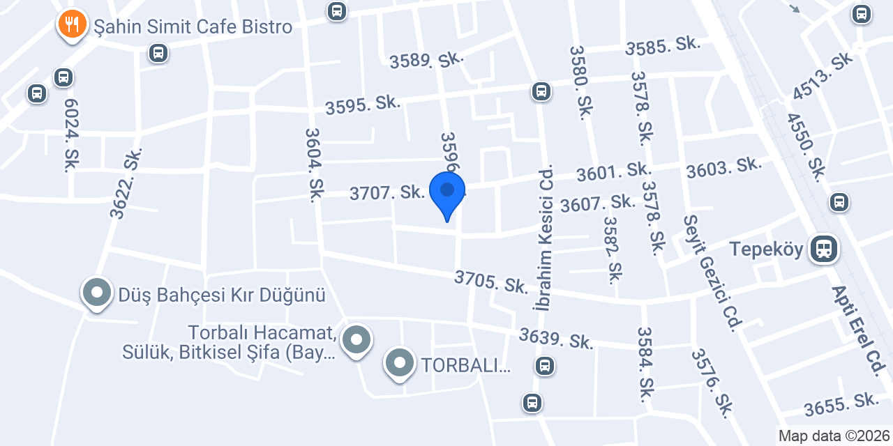 OKUROĞLU TEKEL & MARKET konumu