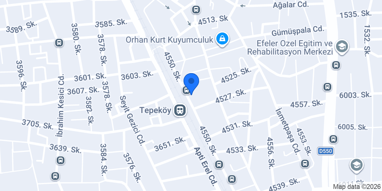 TEPEKÖY HATUNOĞLU RENT A CAR konumu