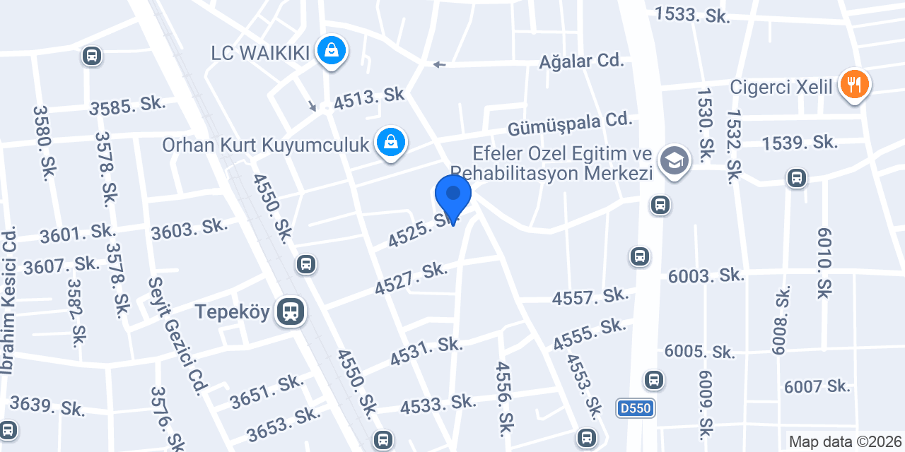 Sandviç Durağı 35 konumu