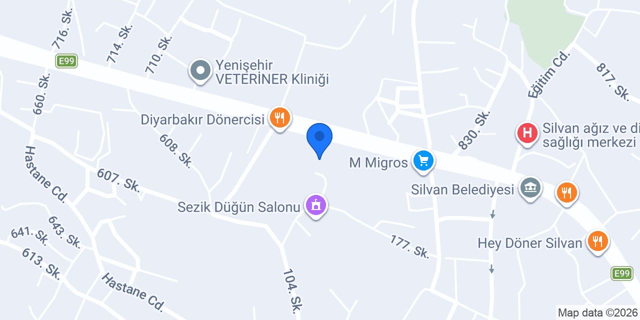 Silvan Matematik Özel Ders Sınıfı konumu