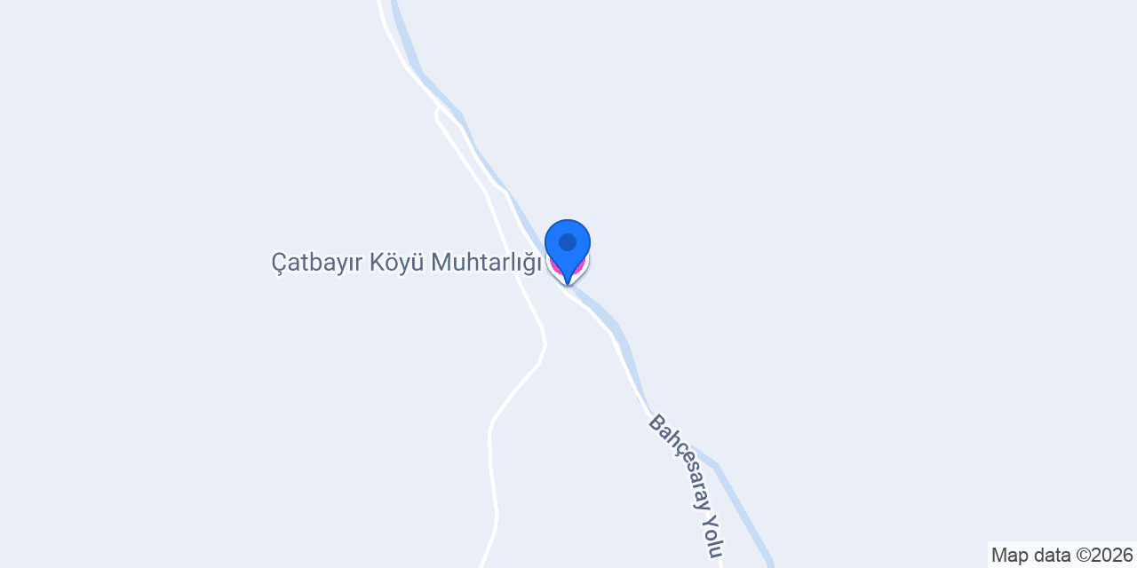Çatbayır Köyü Muhtarlığı konumu