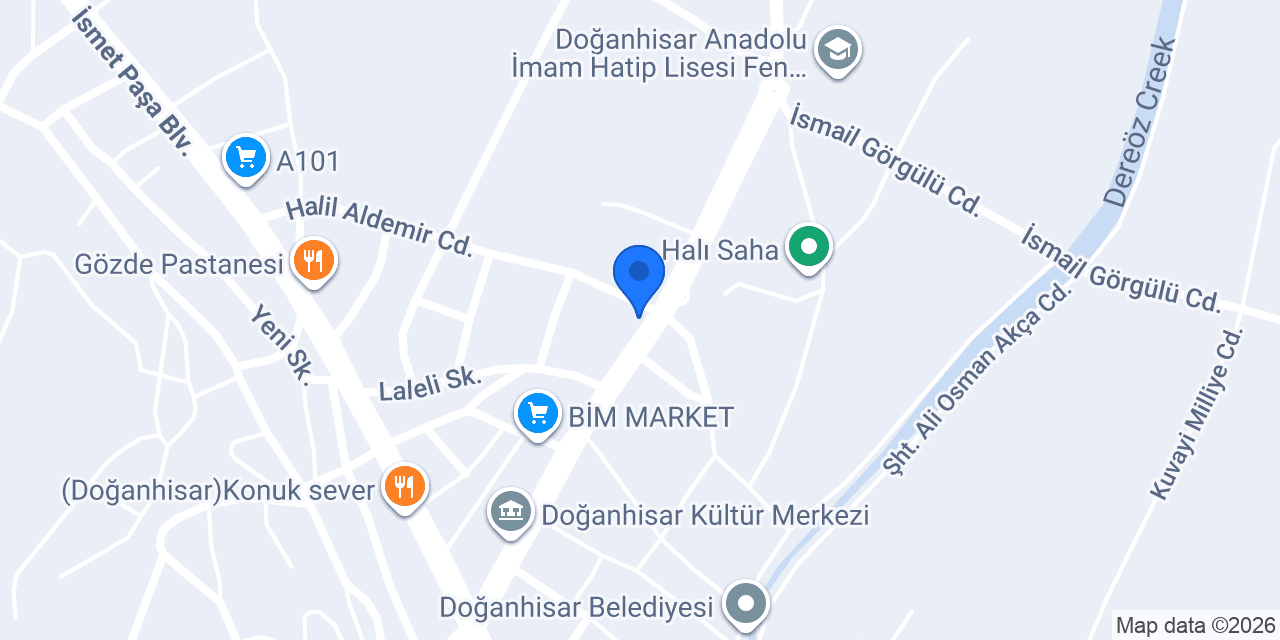 ŞERİFE KUAFOR (Doğanhisar) konumu