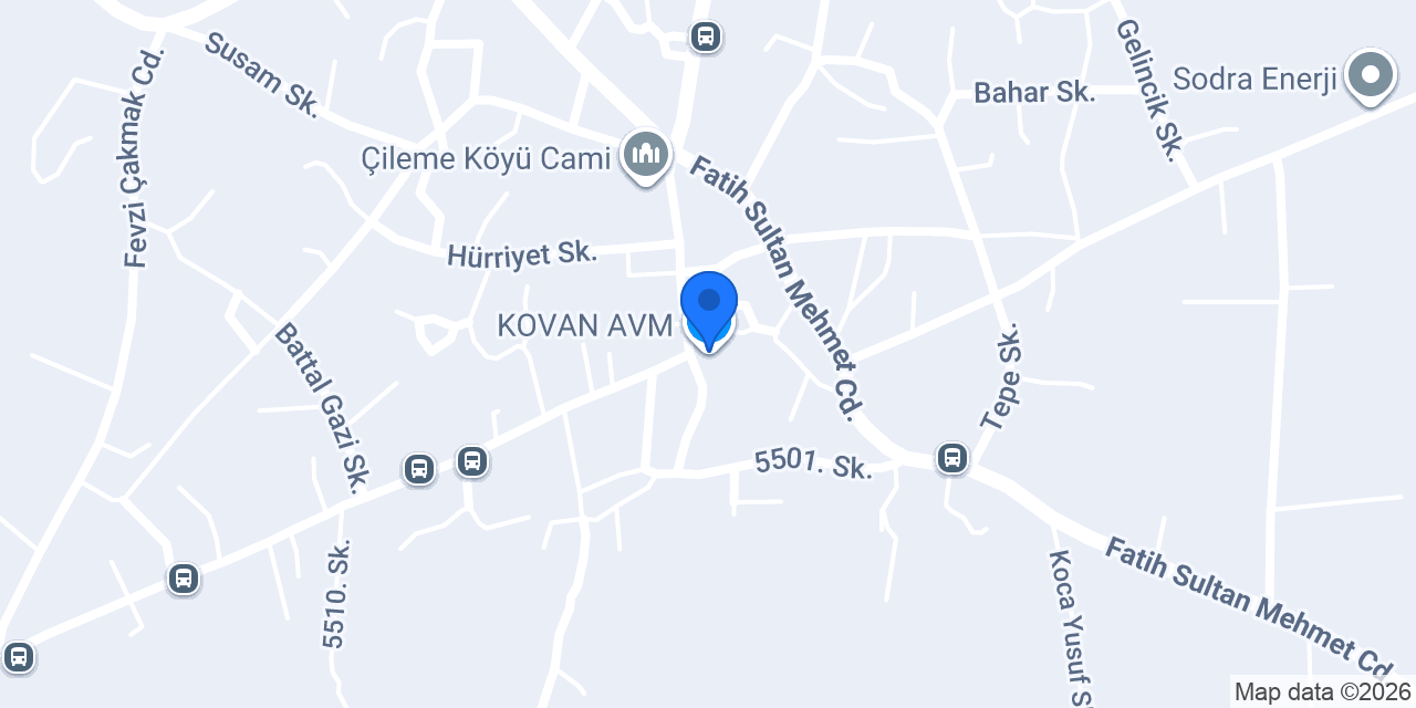 KOVAN AVM konumu