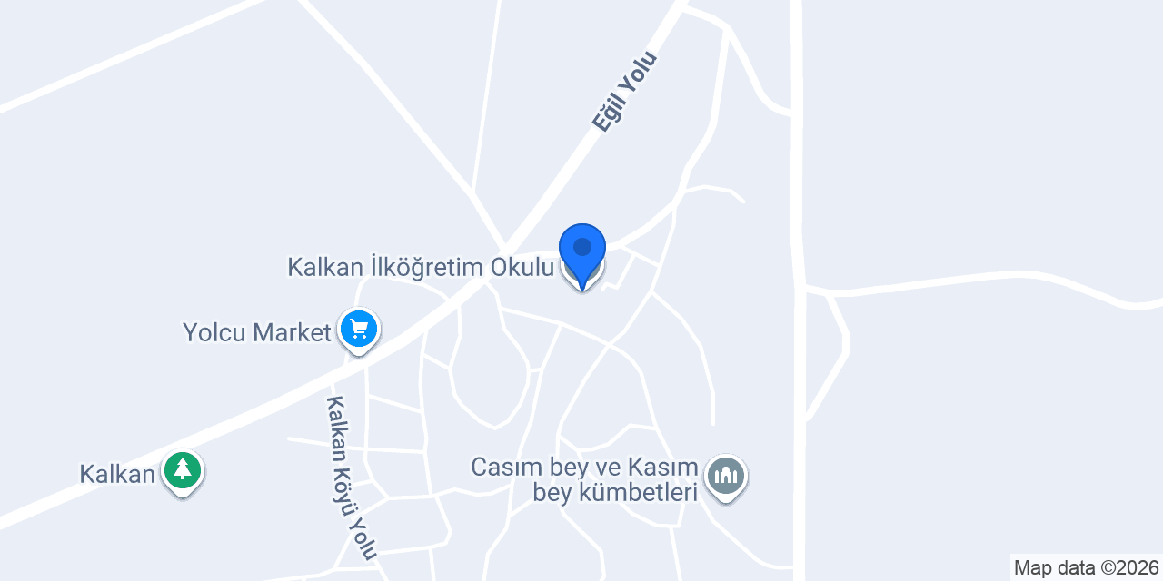 Kalkan İlköğretim Okulu konumu