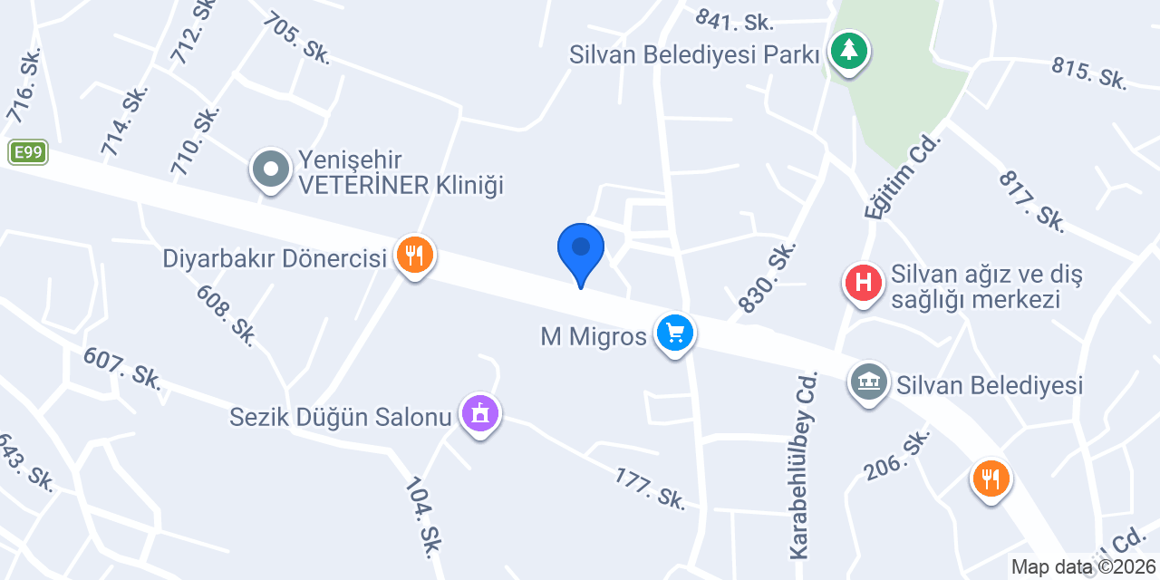 İŞLER KİTABEVİ SİLVAN ŞUBE konumu