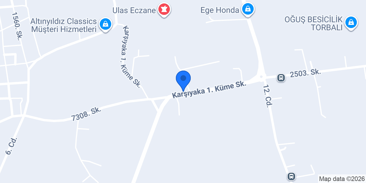 Çağdaş Çiçekçilik konumu
