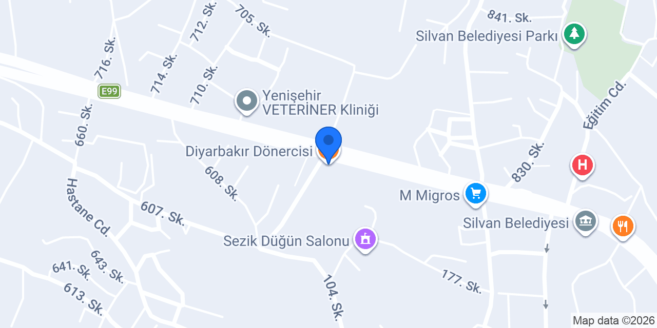 Diyarbakır Dönercisi konumu