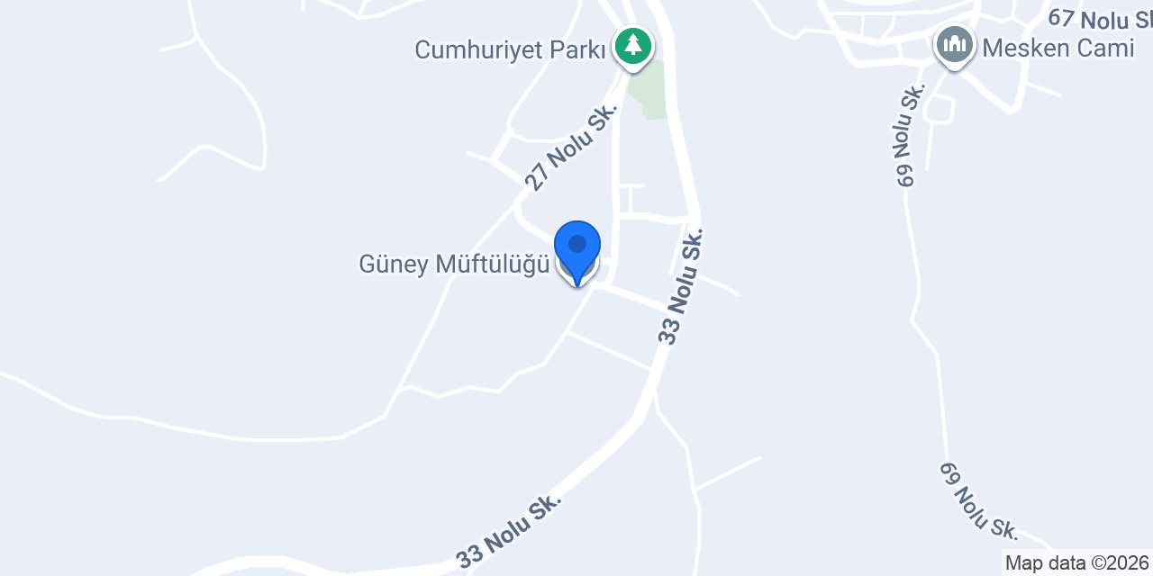 Güney Müftülüğü konumu