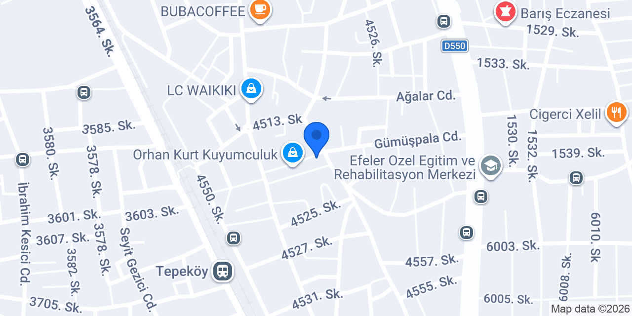 Barış Kuyumculuk konumu