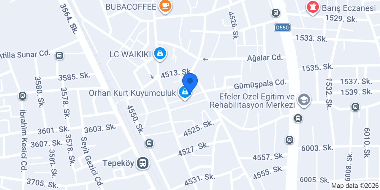 Küçükler Ofset Matbaa konumu
