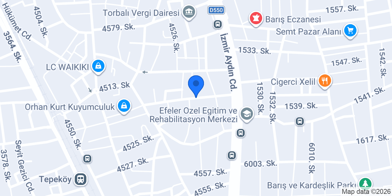 Ege Sürücü Kursları konumu