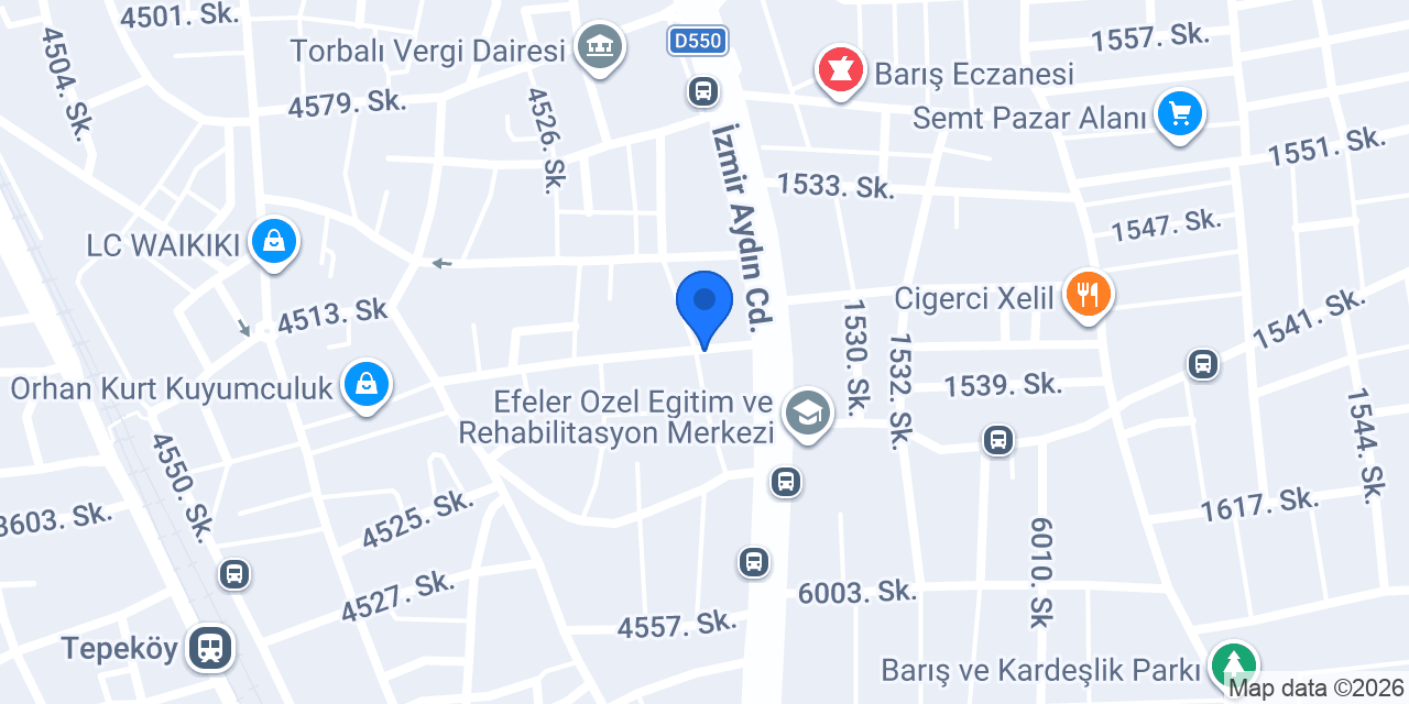 Ege Motoshop konumu