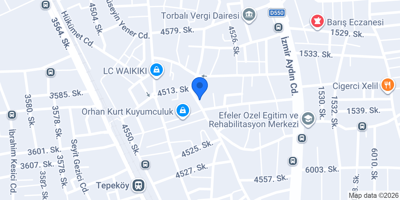 Elit Mobilya Center Torbalı konumu