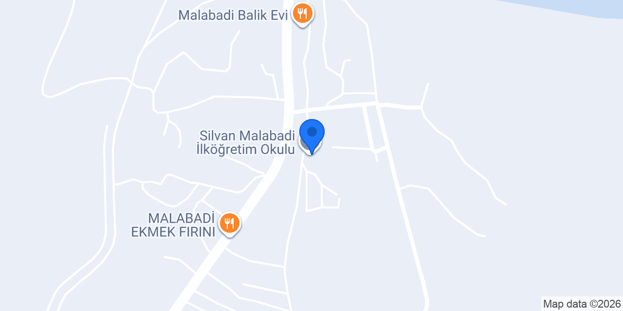 Silvan Malabadi İlköğretim Okulu konumu