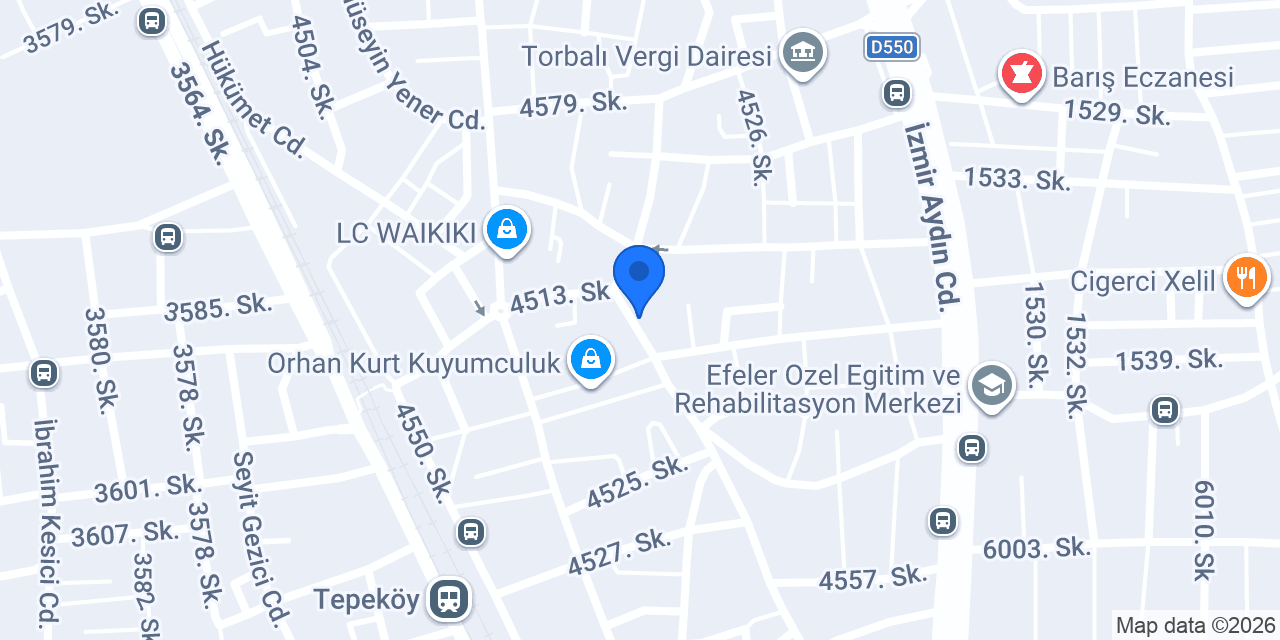 Duru Perde Dünyası konumu