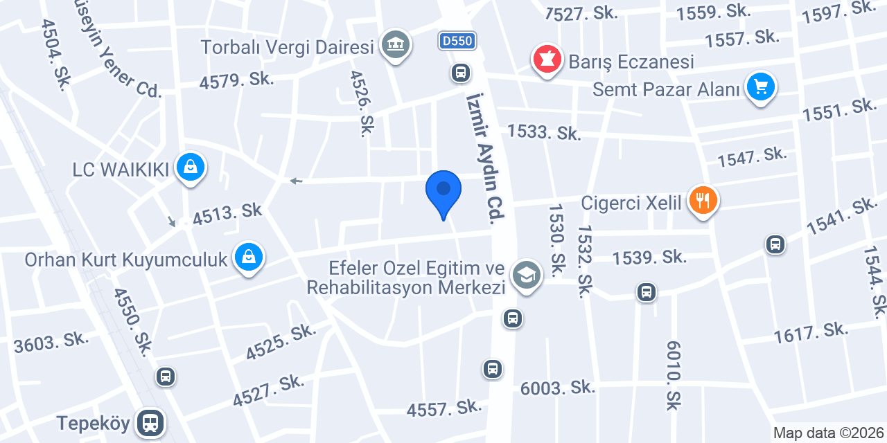 Beray Teknik konumu