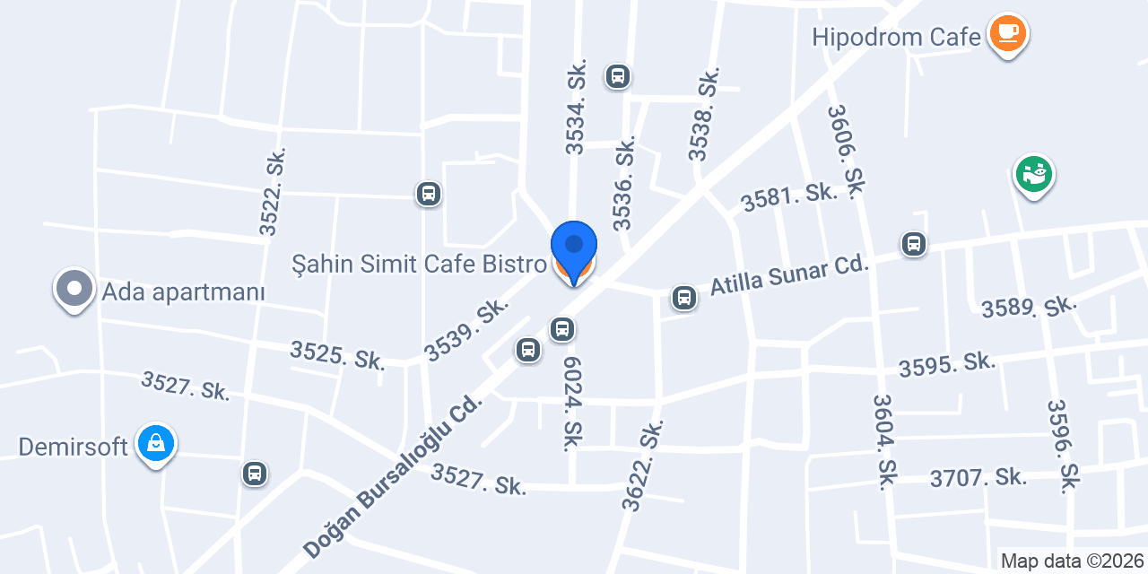 Şahin Simit Cafe Bistro konumu