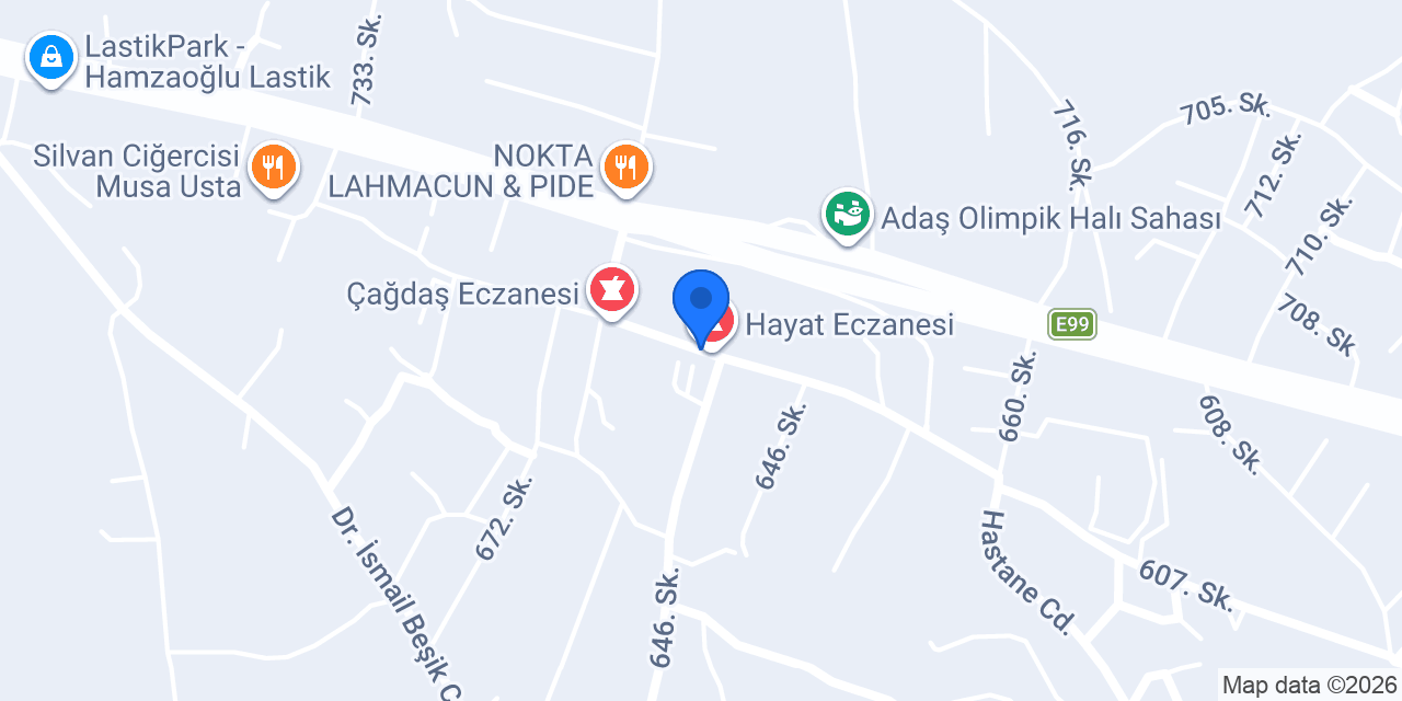 Baran Eczanesi konumu