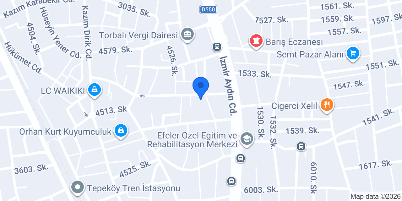 Tan Psikoteknik Değerlendirme Merkezi konumu