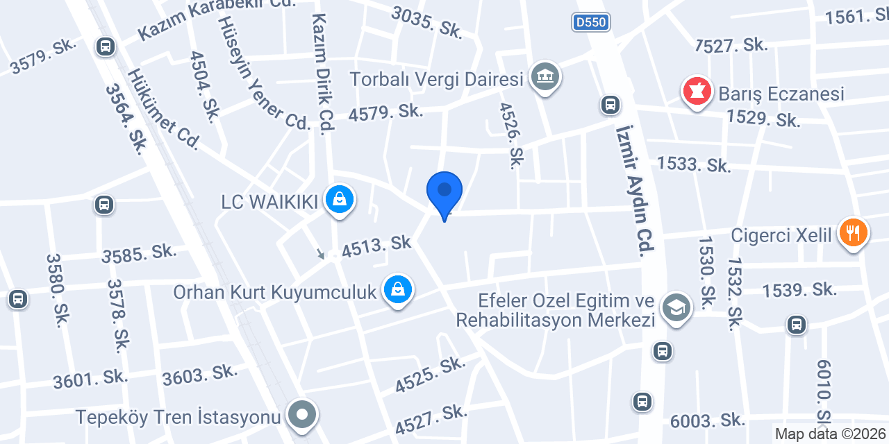Anadolubank Torbalı Şubesi konumu