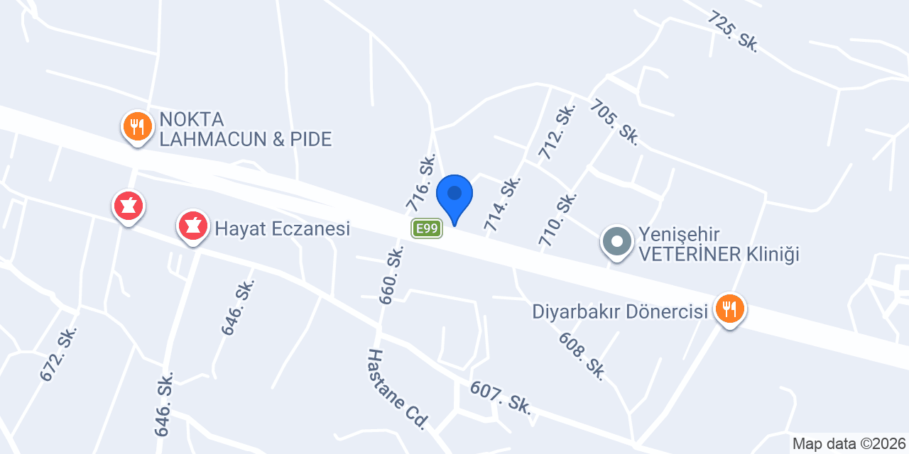 Cesur İnternet cafe konumu