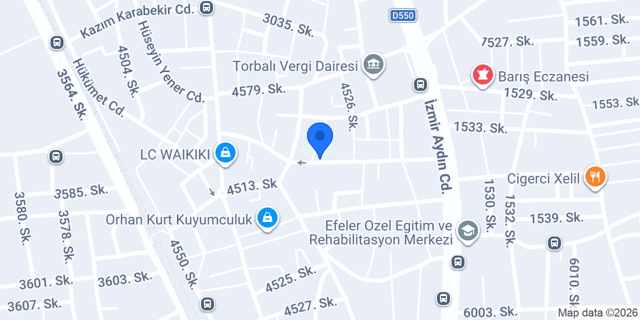 Turhan Tabldot ve Lokanta konumu