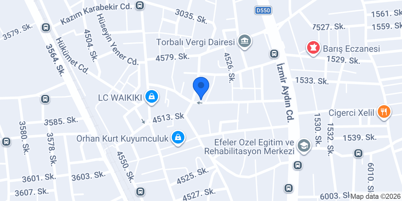 VakıfBank Torbalı Şubesi konumu