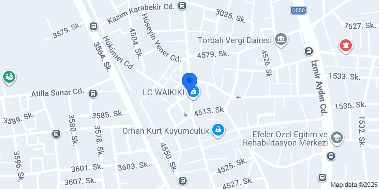 Ziraat Bankası Torbalı Şubesi konumu