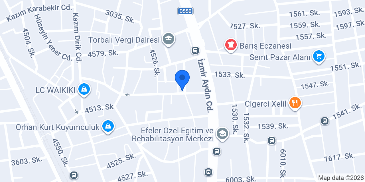 ASLAN RENT A CAR konumu