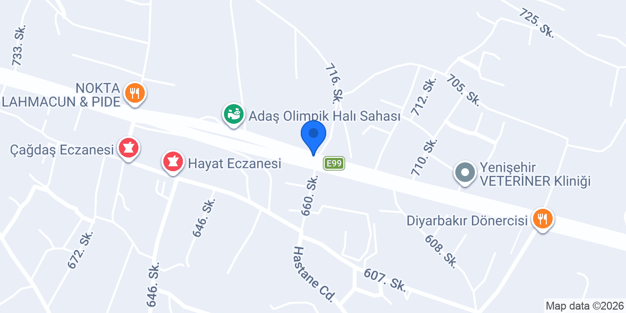 SİLVAN ENİYİ YAPI İNŞAAT & HIRDAVAR konumu