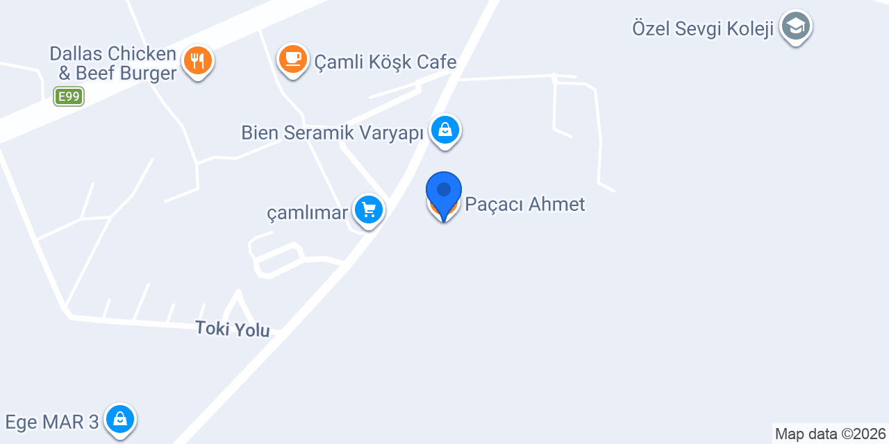 Paçacı Ahmet konumu