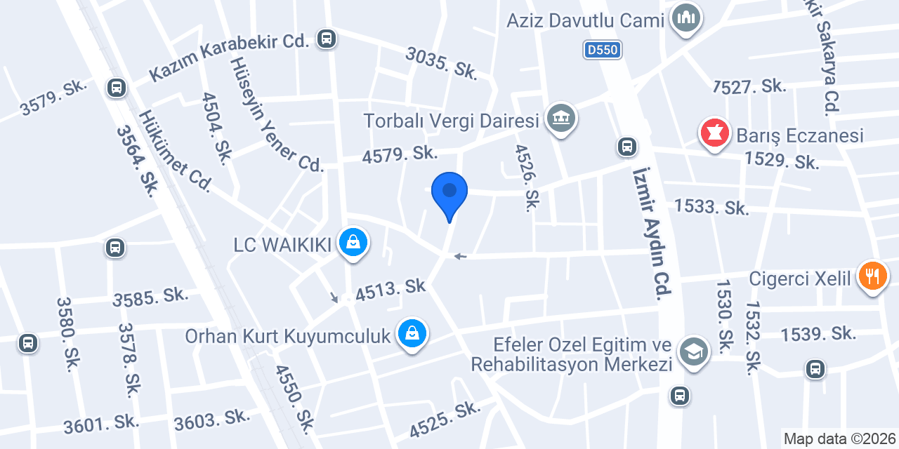 TORBALI İLETİŞİM konumu