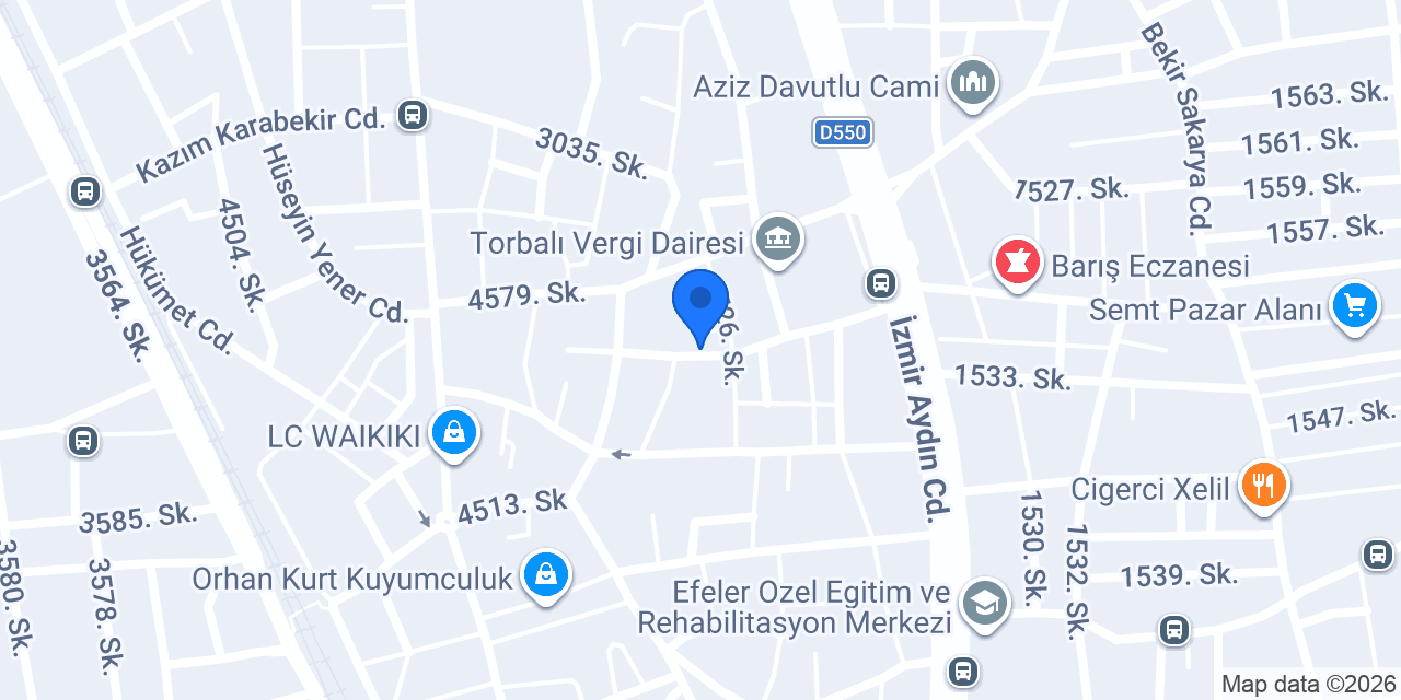 Ali Baba Biçakçilik konumu
