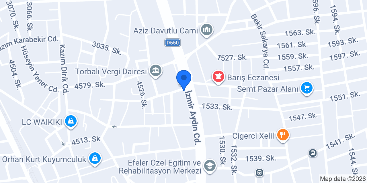 Miraç Rent A car konumu