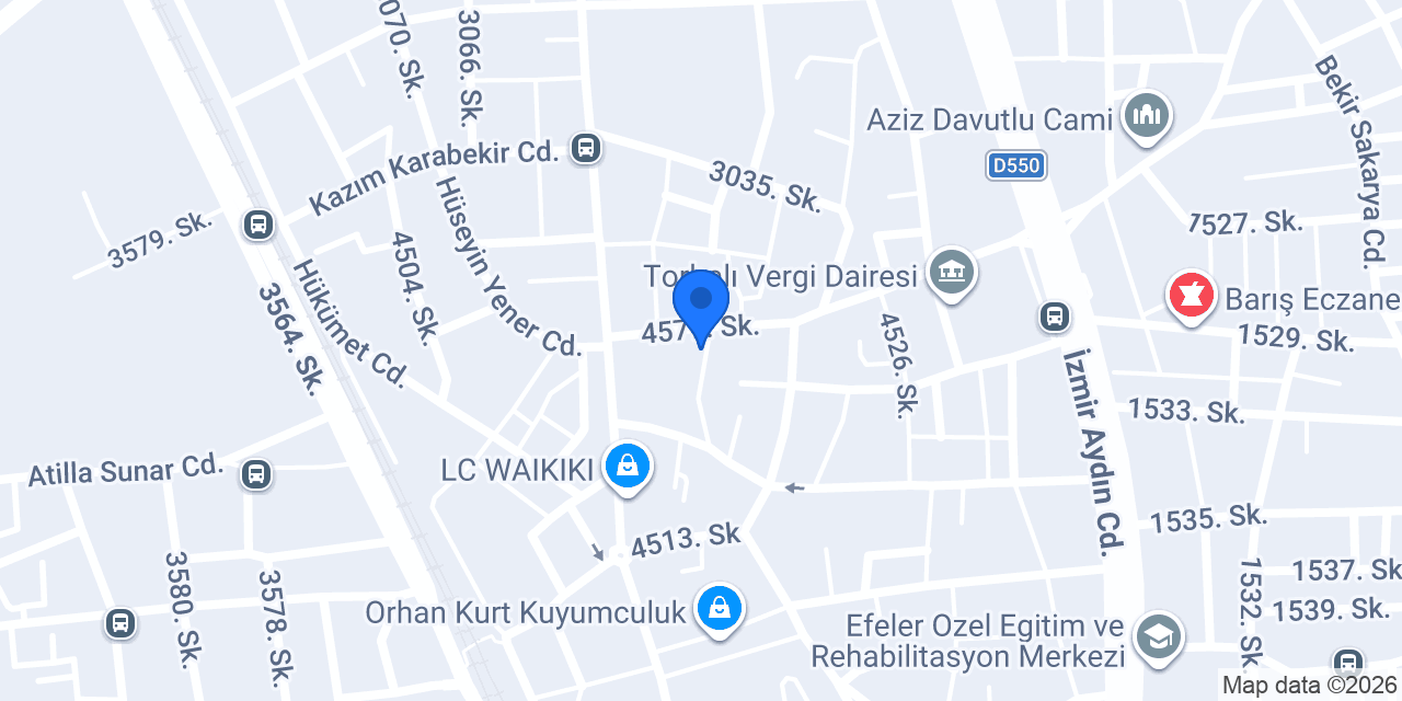 Asmira Sürücü Kursu konumu