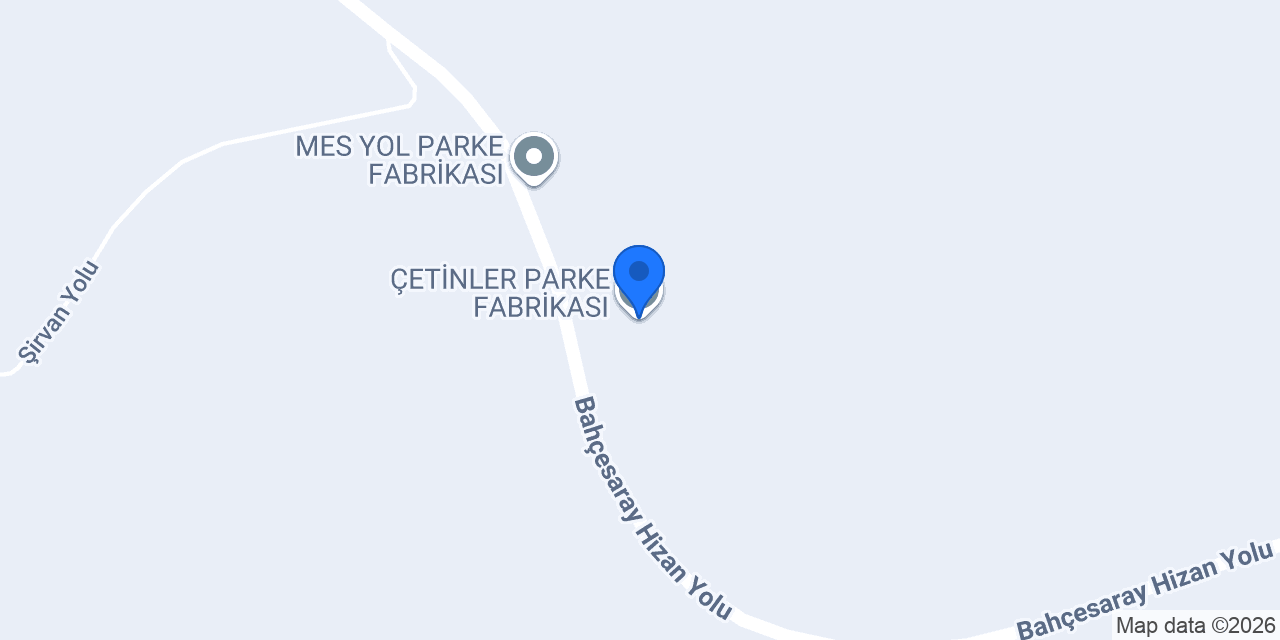 ÇETİNLER PARKE FABRİKASI konumu