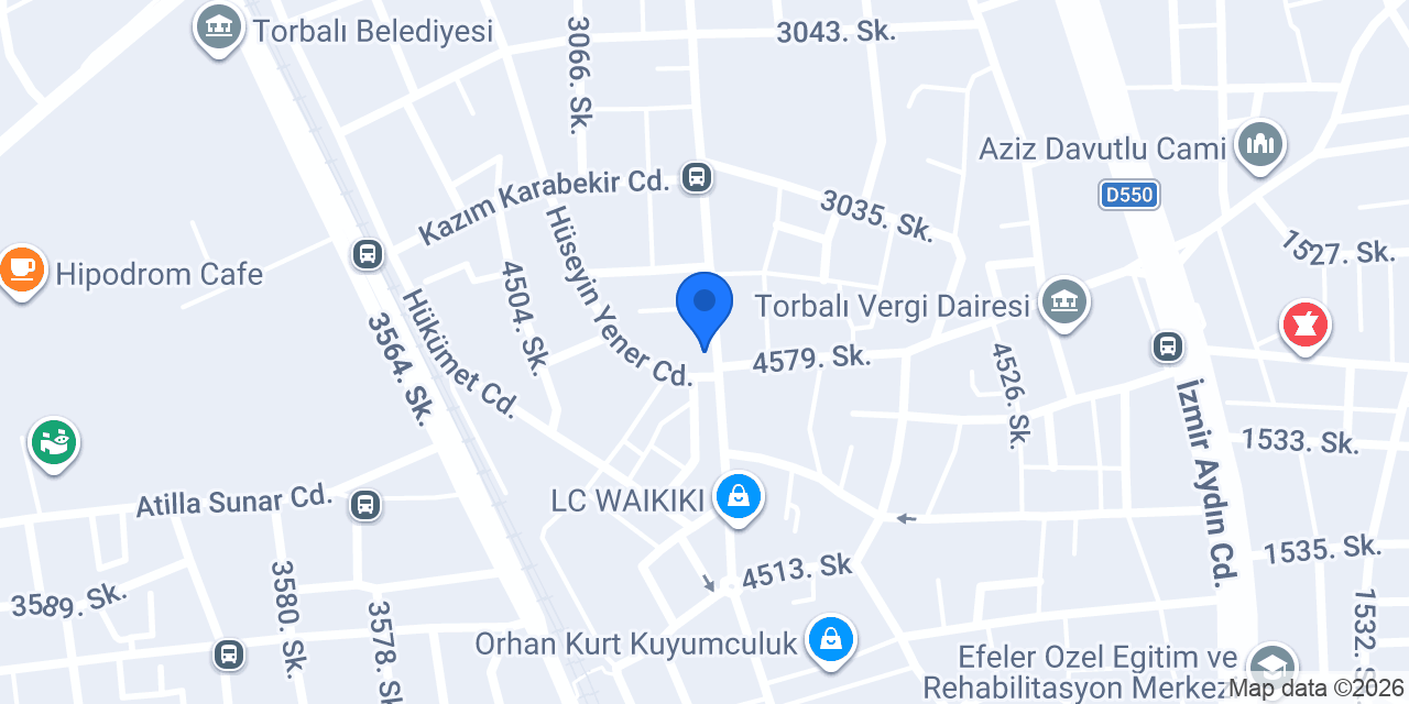 DenizBank Torbalı Şubesi konumu
