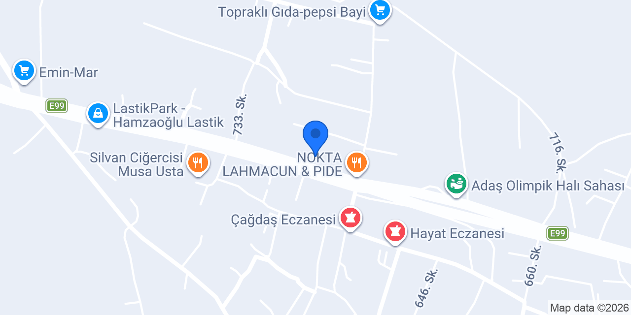 Hamzaoğlu Group konumu