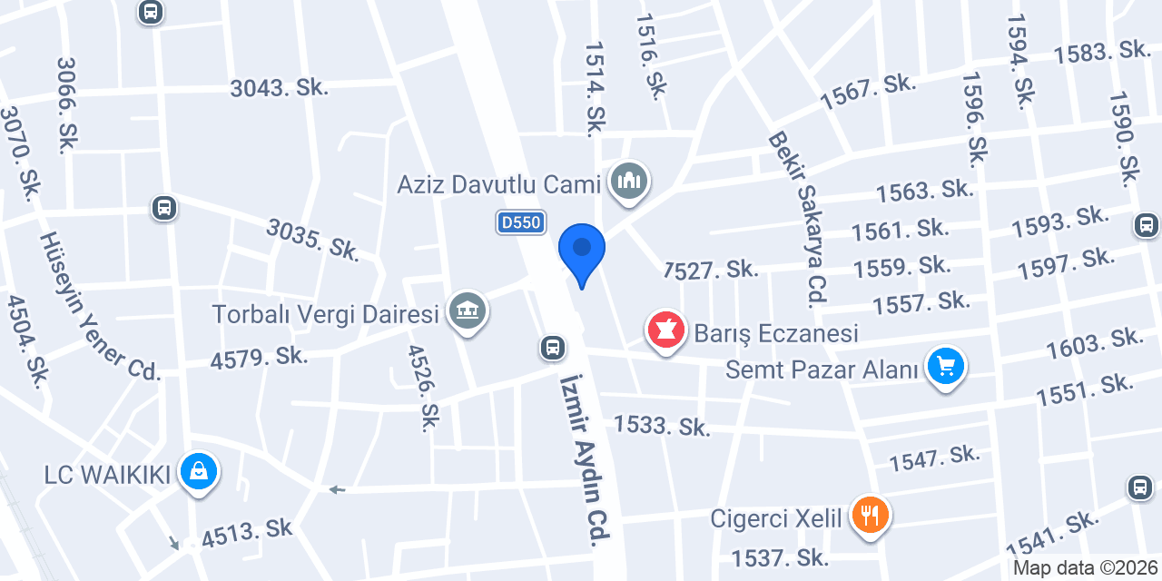 Torbali kilit parke taş konumu