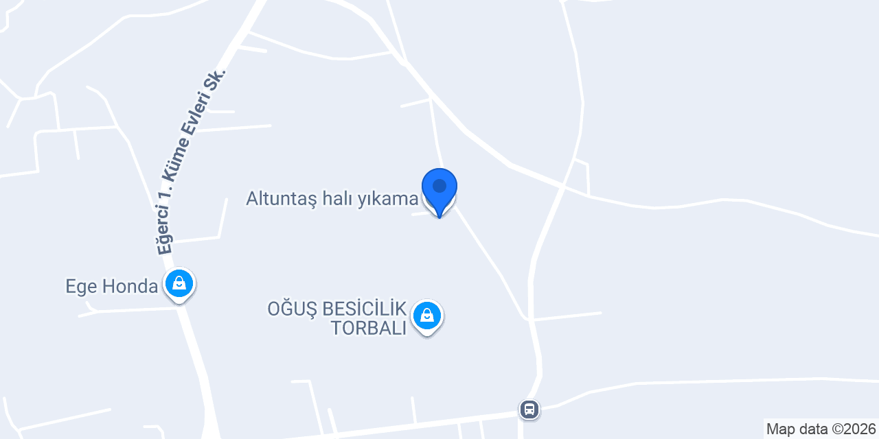 Altuntaş halı yıkama konumu