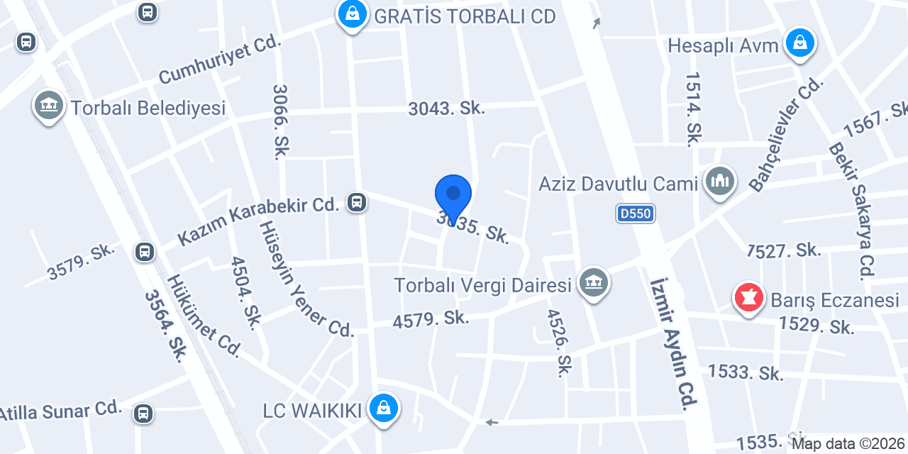 Başarı Anaokulu Torbalı konumu