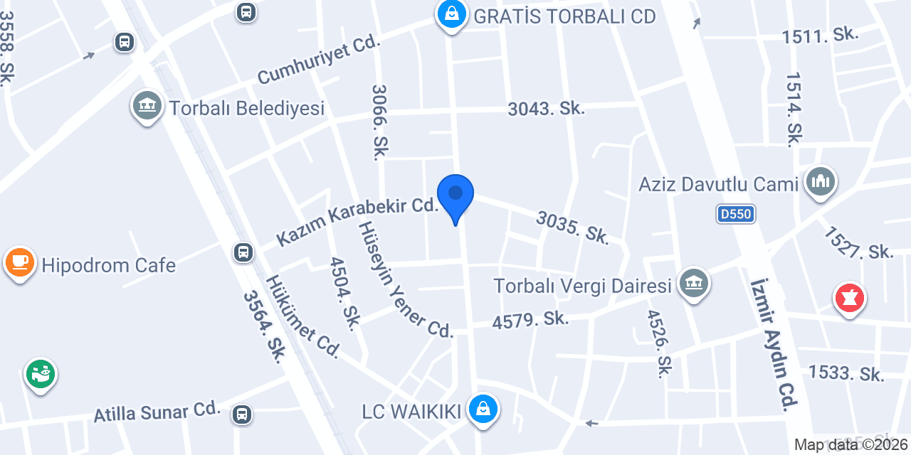 Çelik Ticaret Torbalı konumu