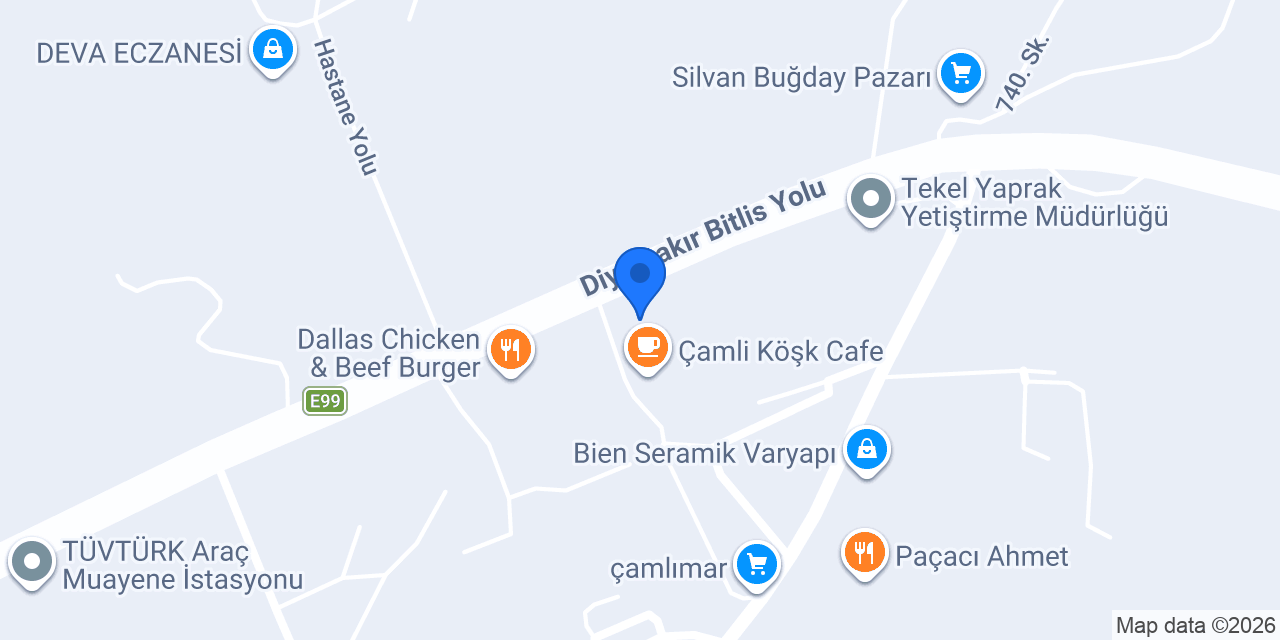 Silvan Toki Taksi konumu