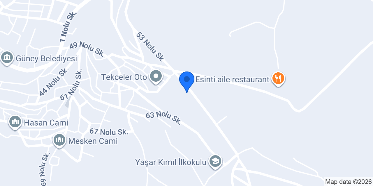 Güney Spice konumu