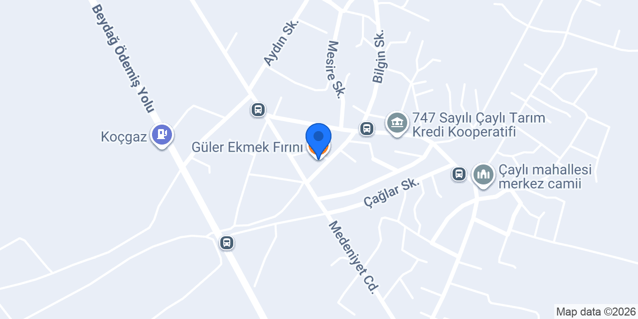 Güler Ekmek Fırını konumu