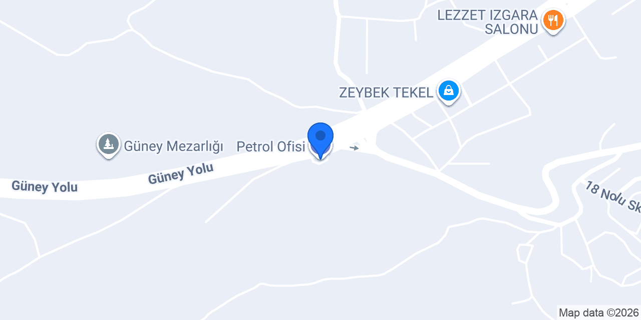 Petrol Ofisi konumu