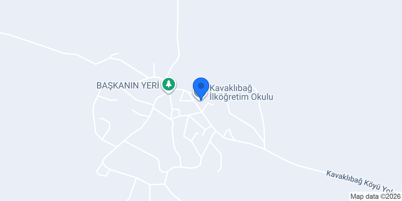 Kavaklıbağ İlköğretim Okulu konumu