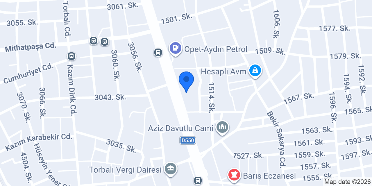 Orhan Akbaş Yapı Market konumu